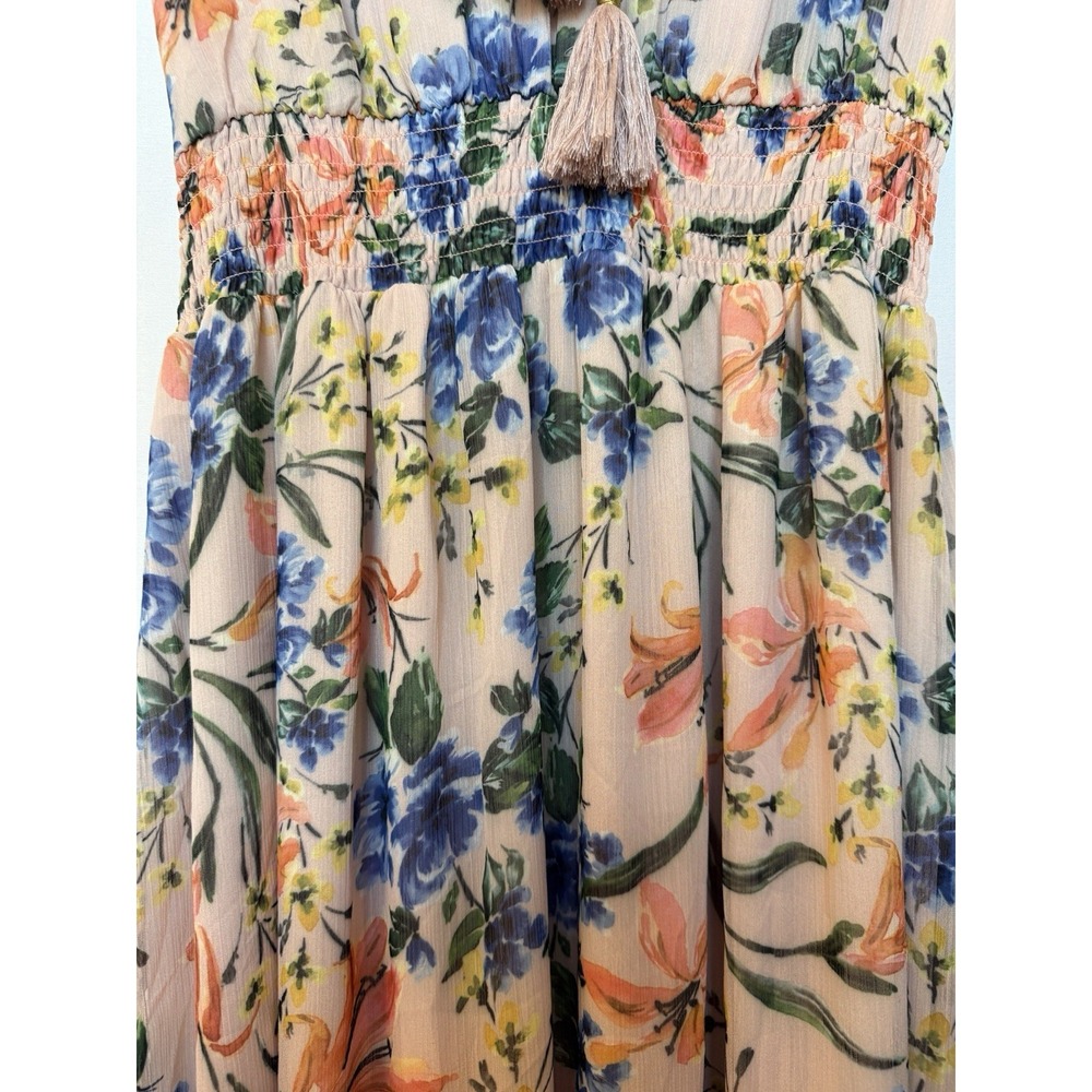 House of Harlow 1960 X Revolve Floral Tiered Maxi Dress Size M Cottage Bloomcore - Picture 6 of 13
